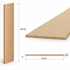 PRÓBKA 20 CM - Listwa boazeryjna ELEGANT XL, surowa do malowania