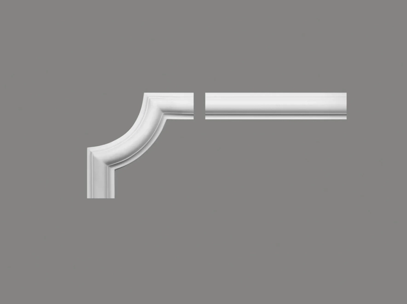 Narożnik MDD332-13 biały wym. 15.5 x 4.1 x 15.5 cm, z ProFoam