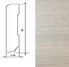 Drewniana listwa przypodłogowa lakierowana 60/16 (240 cm x 6 cm x 1,5 cm) Dąb Bryza