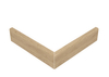 Narożnik zewnętrzny listwy przypodłogowej MDF TRIO R5, Dąb Natur, 8cm