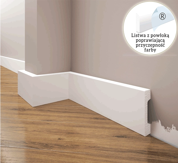 Listwa przypodłogowa, cokół Creativa LPC-23 244cm