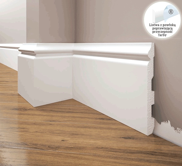 Listwa przypodłogowa, cokół Creativa LPC-24 244cm