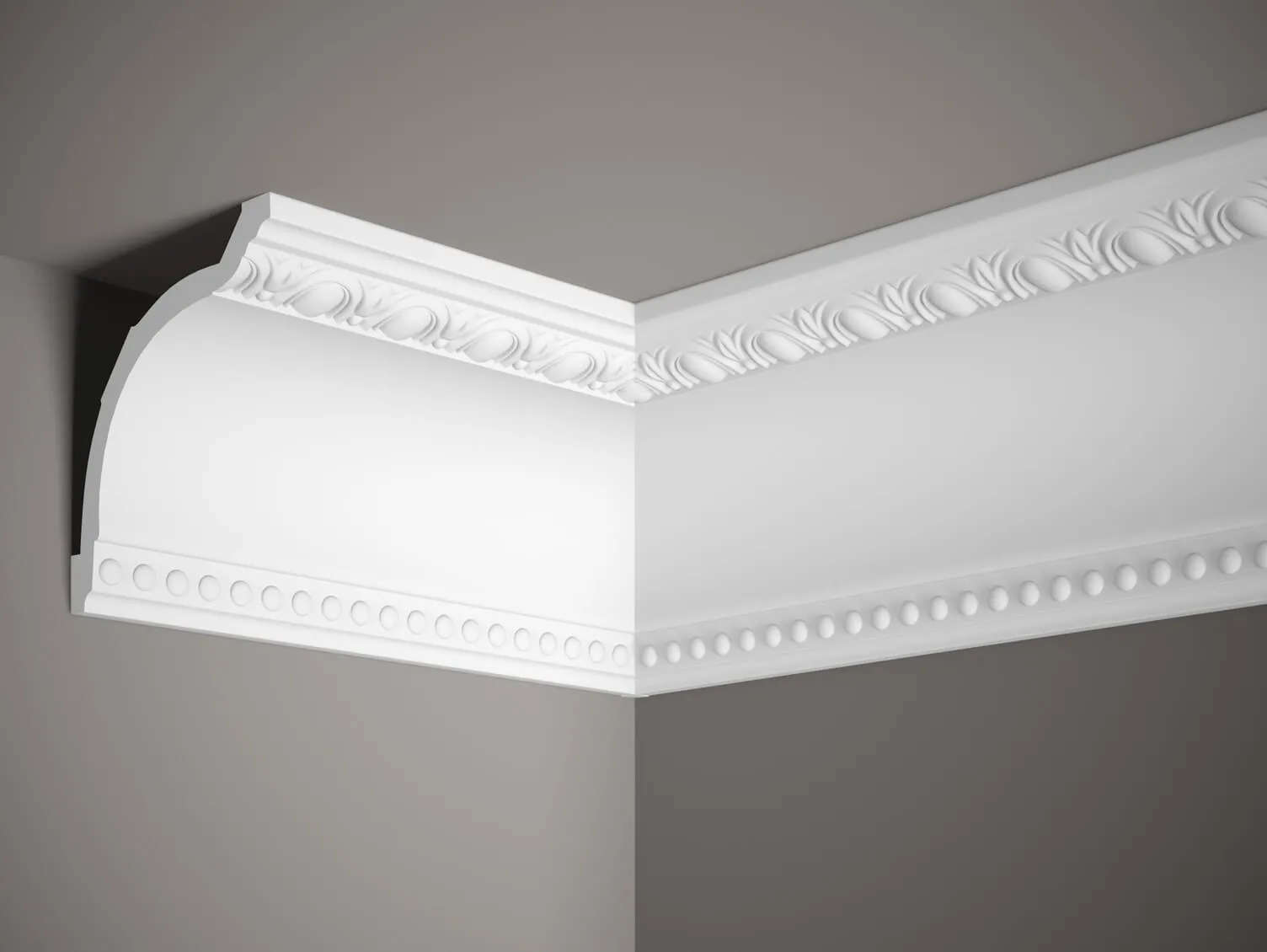 Listwa przysufitowa styropianowa MDA040 biała wym. 200 x 11 x 13.5 cm, z ProFoam