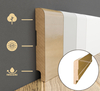 PRÓBKA 20 CM - Listwa przypodłogowa MDF lakierowana wodoodporna powłoka SOLO SLIM 8cm