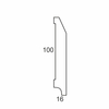 Cokół biały MDF PLUS 100x16x2620 RS