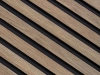 Lamela ścienna Dąb Szary L0203T wym. 200 x 1.2 x 12.1 cm, z PolyForce, kolor szary dąb