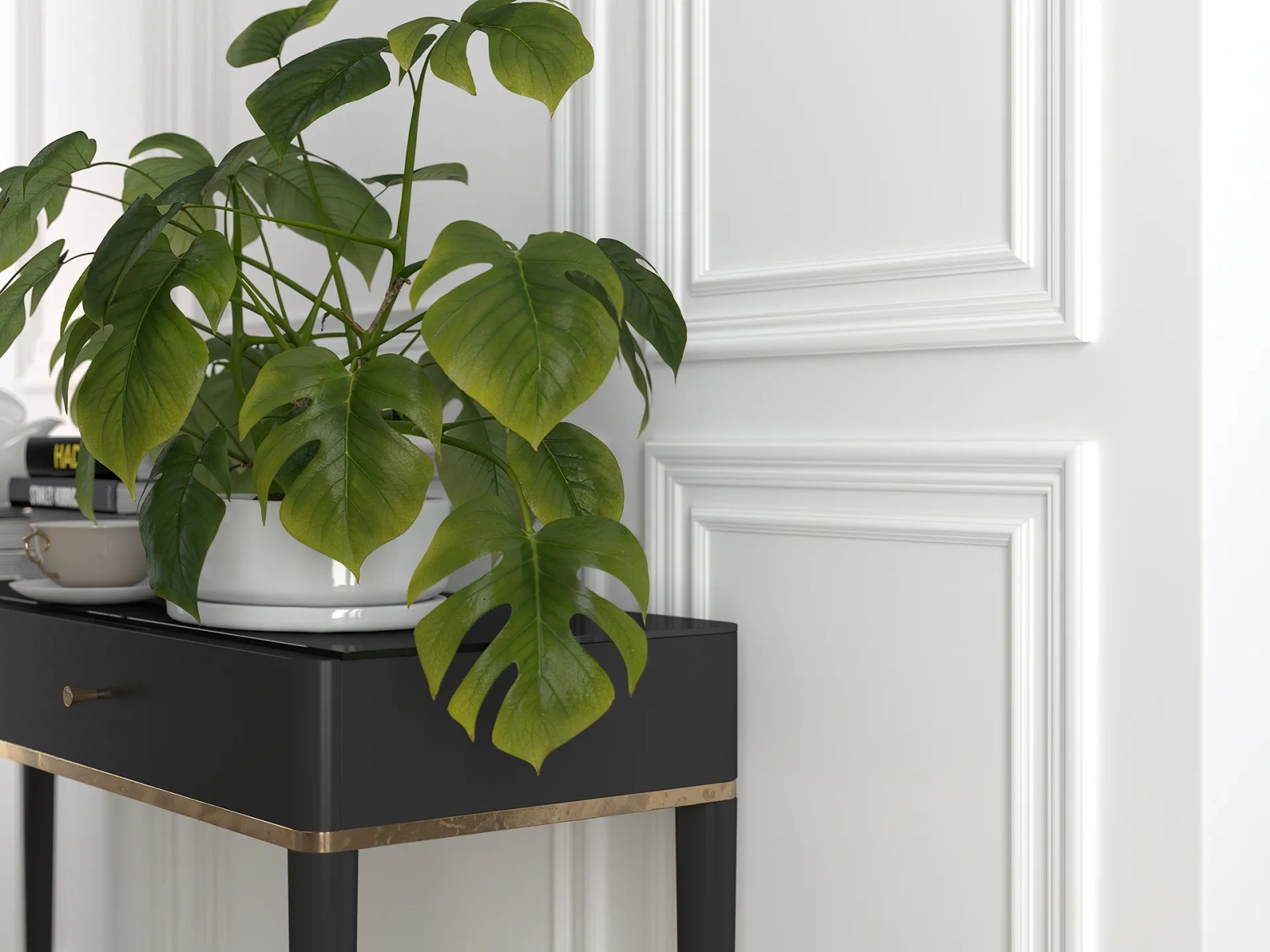 Listwa ścienna MD003 biała wym. 200 x 1 x 2.2 cm, z PolyForce