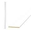 PRÓBKA 20 CM - Listwa boazeryjna ELEGANT, boazeria ścienna MDF, Biala Premium