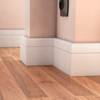 Listwa przypodłogowa MDF Plus F8 biała (262 cm x 8 cm x 1,6 cm) wilgocioodporna lakier półmatowy RAL 9003