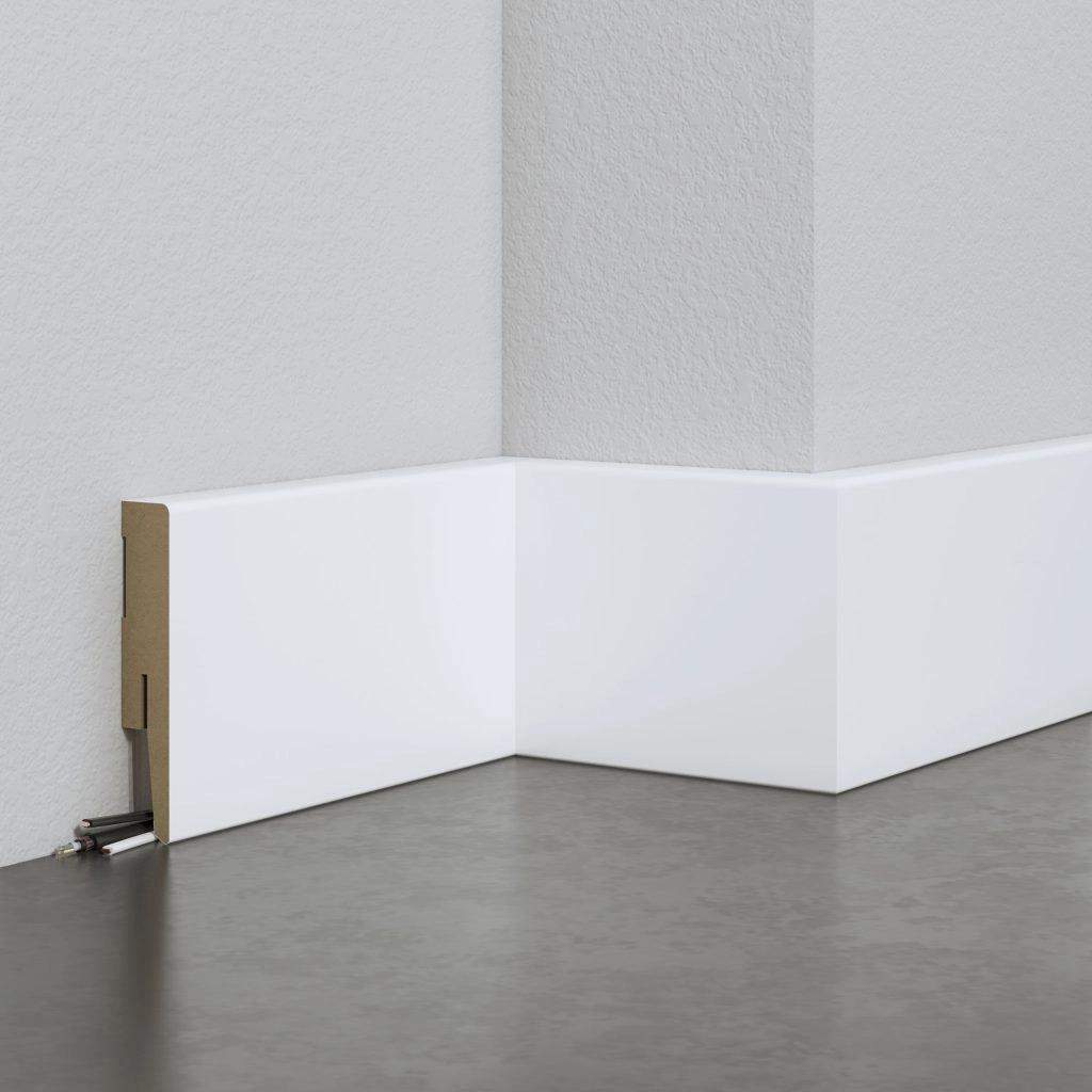 Listwa przypodłogowa MDF - DUO 12cm - do malowania