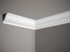 Listwa przysufitowa biała MDA008 wym. 200 x 7.8 x 7.5 cm, z ProFoam