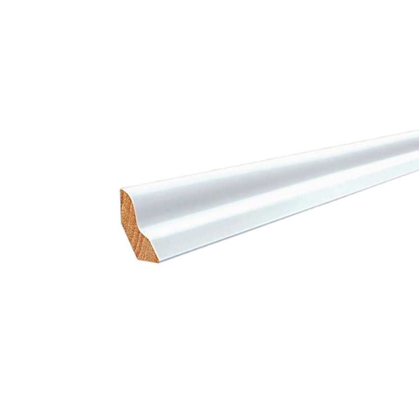 Listwa przypodłogowa drewniana lakierowana LP50 RAL 9003 (240 cm x 4 cm x 2,8 cm) biała