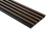Lamela Dąb Ciemny L0104 o wymiarach 270 x 1.2 x 12 cm, z PolyForce, kolor ciemny dąb