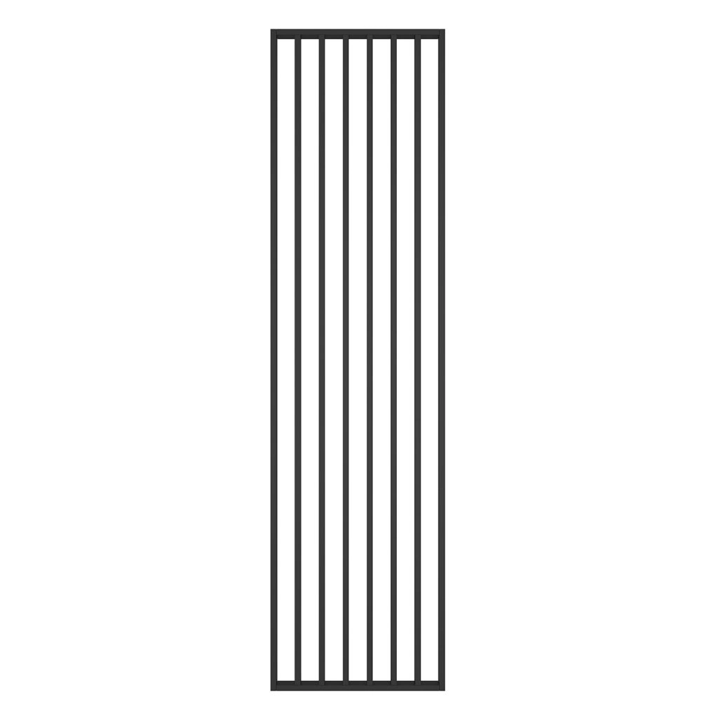 Ścianka przestrzenna działowa z lameli kolor czarny 65x580x2750 mm