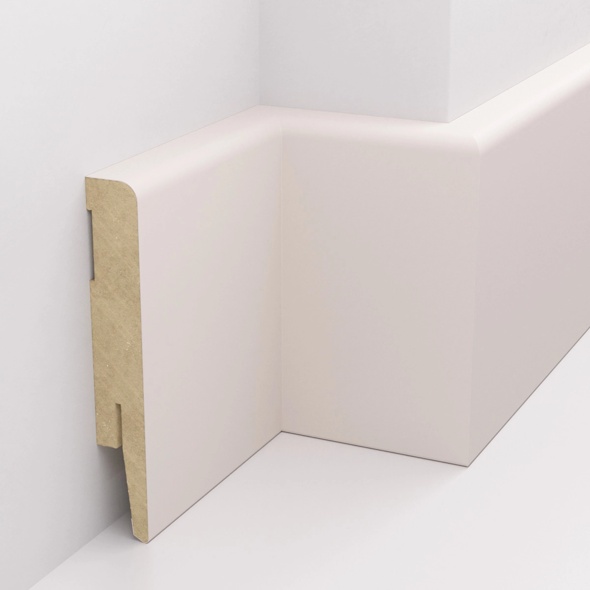PRÓBKA 20 CM - Listwa przypodłogowa MDF TRIO R5, Kaszmir, 10cm