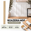 Listwa boazeryjna ELEGANT, boazeria ścienna MDF, do malowania