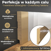 PRÓBKA 20 CM - Listwa przypodłogowa MDF lakierowana biała z wodoodporną powłoką TRIO 12cm
