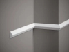 Listwa ścienna QL023 biała wym. 200 x 1.9 x 4 cm, z PolyForce