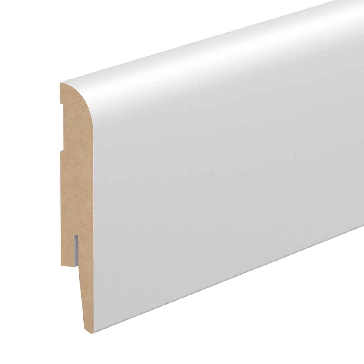 Listwa przypodłogowa MDF OTTO, Biała Premium, 10cm